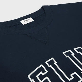 Celine Loose Sweatshirt In Cotton Fleece