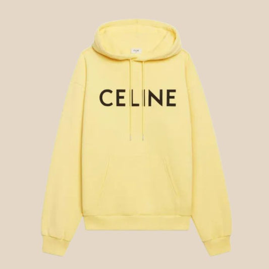 Celine FW22 Sweatshirt Unisex Yellow Black