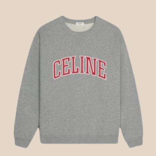 Celine Loose Sweatshirt Cotton Fleece