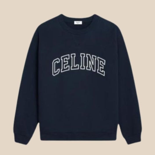 Celine Loose Sweatshirt In Cotton Fleece