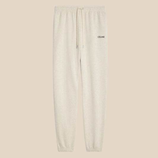 Celine Track Pants In Cotton Fleece
