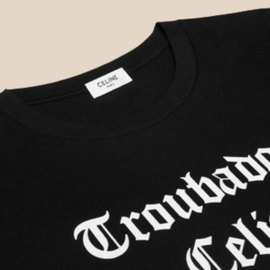 Troubadour Loose T-Shirt In Cotton Jersey