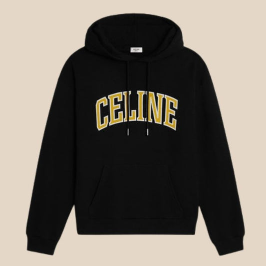 Celine loose hoodie in Cotton Fleece