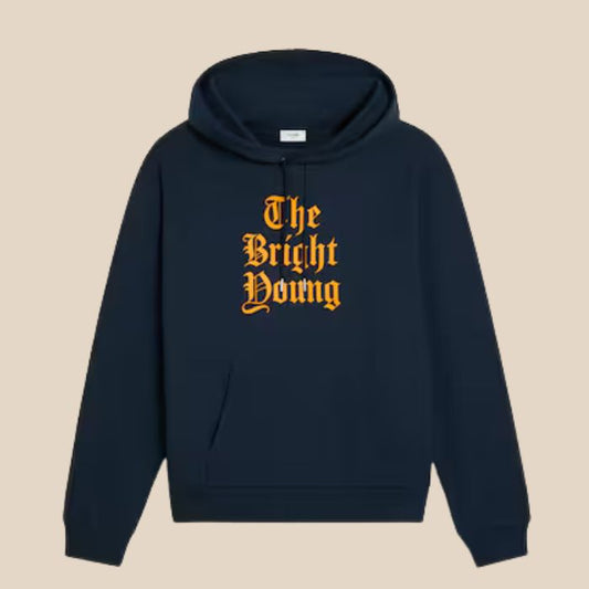 Bright young loose hoodie in cotton fleece