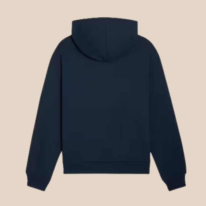 Bright young loose hoodie in cotton fleece