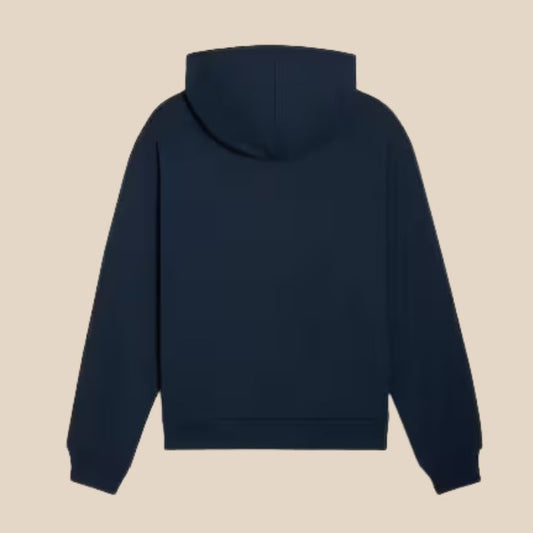 Bright young loose hoodie in cotton fleece